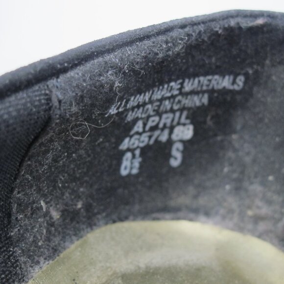 Amanda black velvet flats with giraffe print - 8.5S - Picture 6 of 7